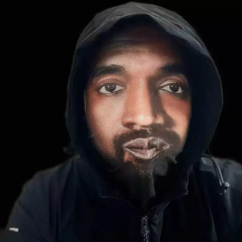 Máscara facial completa celebridade bola-jogo estrela máscara facial simulação kanye shiesty malha máscara para homens fontes de festa cosplay adereços novel