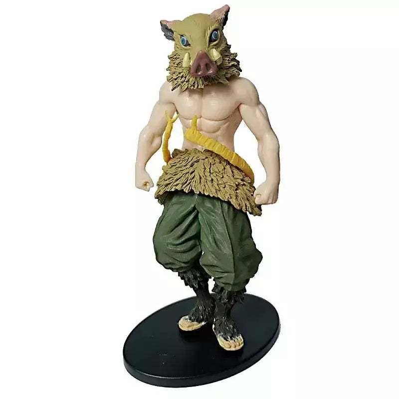 Anime figura demônio slayer figuras kimetsu não yaiba boneca tanjiro nezuko zenitsu estatueta inosuke guerreiro figura de ação modelo brinquedos