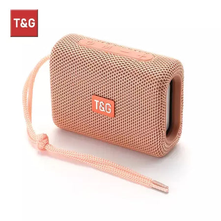 Alto-falante bluetooth tg313 mini amplificador portátil ao ar livre à prova dwaterproof água baixo alta fidelidade caixa de alto-falante luz led suporte cartão tf rádio fm