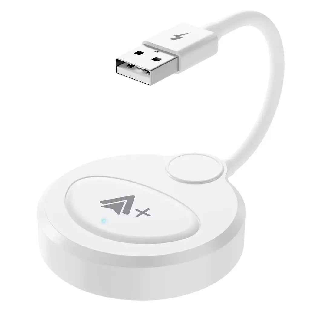 Adaptador sem fio Carplay com Youtube/Netflix/Tiktok, dongle USB Carplay sem fio para Carplay com fio de fábrica para Wireless