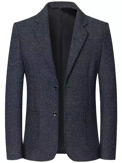 Blazers de negócios xadrez masculinos, roupas formais, ternos masculinos, jaquetas casuais, casacos, blazers slim fit, primavera, outono, tamanho 4XL, novo