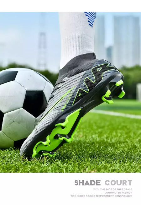 Sapatos de futebol antiderrapantes profissionais para homens, botas de treinamento Grass Society, grampos de qualidade superior, botas originais, novos
