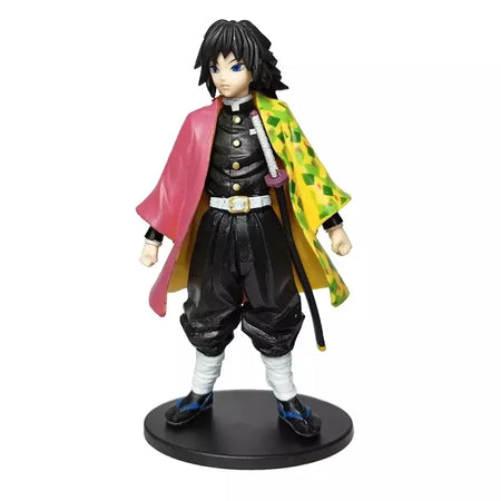 Anime figura demônio slayer figuras kimetsu não yaiba boneca tanjiro nezuko zenitsu estatueta inosuke guerreiro figura de ação modelo brinquedos