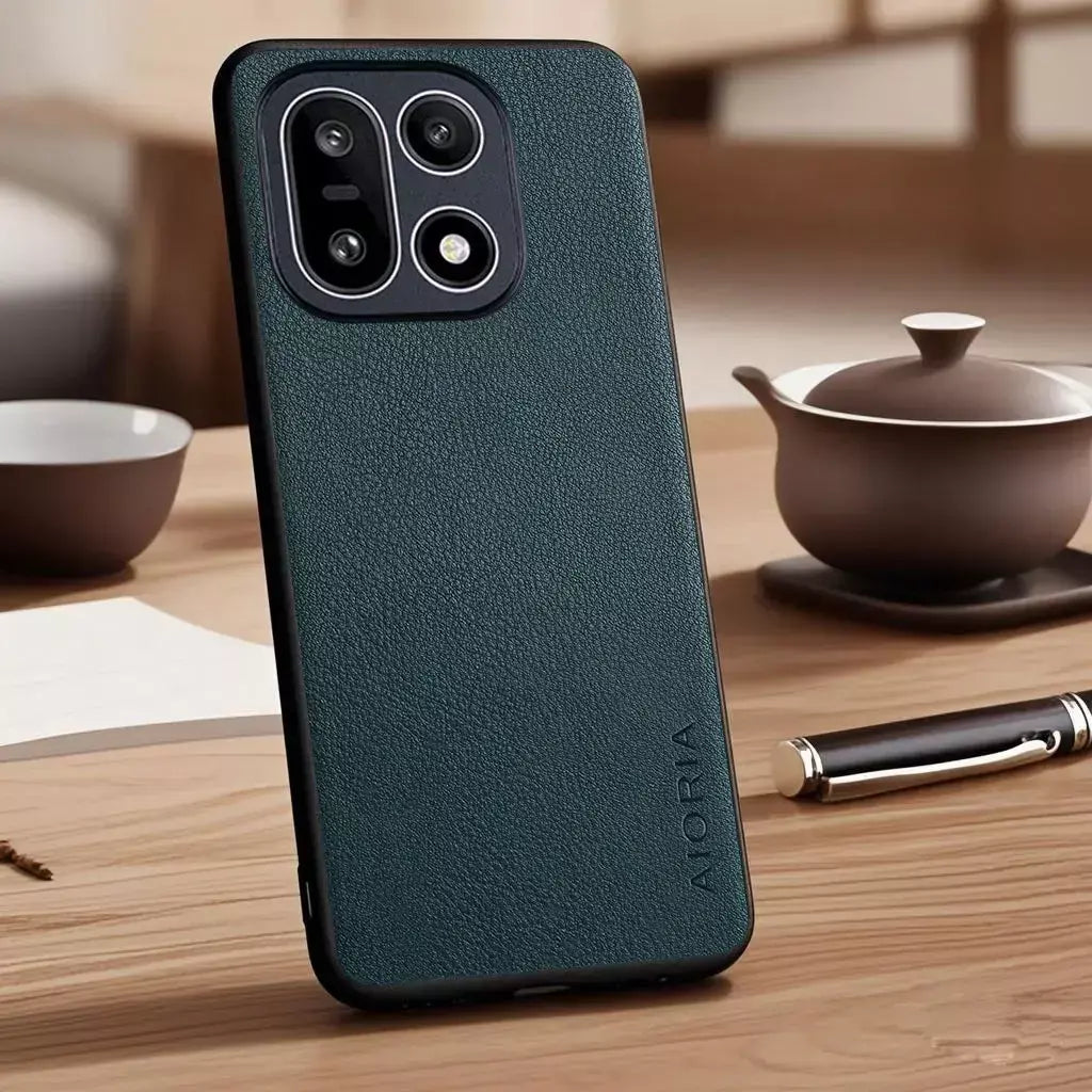 Capa para oneplus 15 13 13r 12 12r 11r 10t pro vegan falso lichia seixos capa de telefone de couro funda para oneplus 15 capa