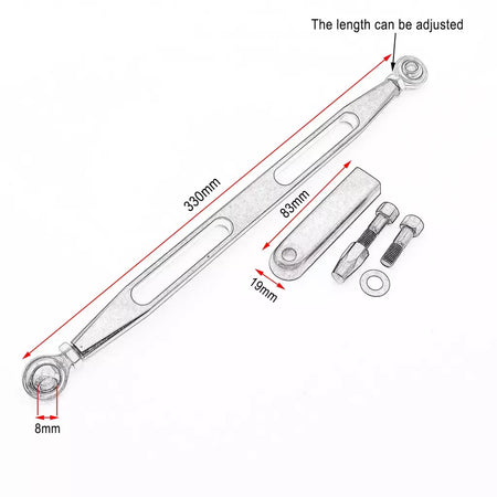 Cobertura da alavanca do câmbio de marchas da motocicleta CNC 330MM para Harley Touring Electra Glide Road King Street Glide Softail Dyna Fat Boy