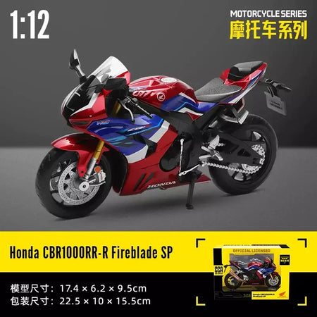 Cca 1:12 suzuki GSX-R1000 liga motocross licenciado modelo de motocicleta brinquedo carro coleção presente produção estática fundição