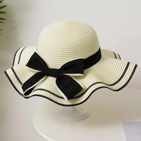 Chapéu de palha praia verão feminino, rosto fresco cobrindo, chapéu de sol versátil de viagem, sombrinha