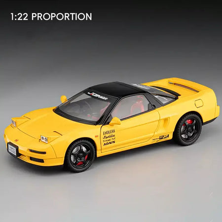 1:24 honda acura nsx mk1 na1 liga modelo de carro esportivo diecast metal clássico carro de corrida modelo de veículo som e luz crianças brinquedo presente