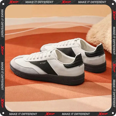 Xtep sapatos de skate antiderrapante resistente ao desgaste casual branco casal tênis de skate masculino feminino sapatos de marca de luxo 881219319851