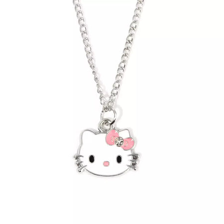 Olá kitty pingente colares moda arco bonito gato colar para mulheres homens jóias acessórios presentes menina metal kt gato pingente