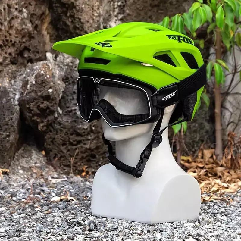 Batfox capacete de bicicleta mtb ajustável, leve, respirável, forro confortável, esportes ao ar livre, chapéu seguro para homens e mulheres, capacete de ciclismo