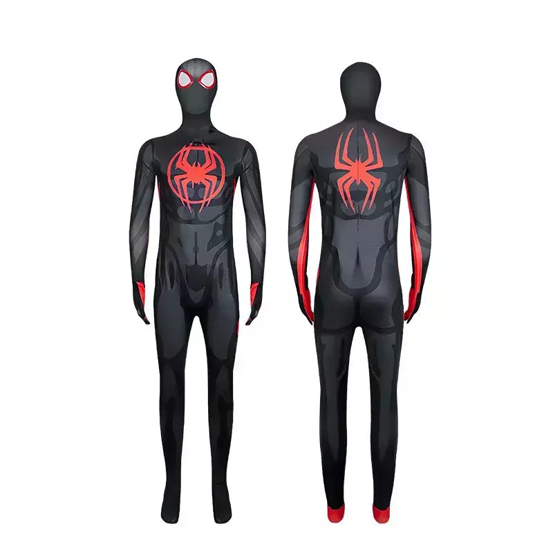 Anime super-herói toby preto veneno homem aranha cosplay macacão apertado halloween cosplay traje de aranha preta