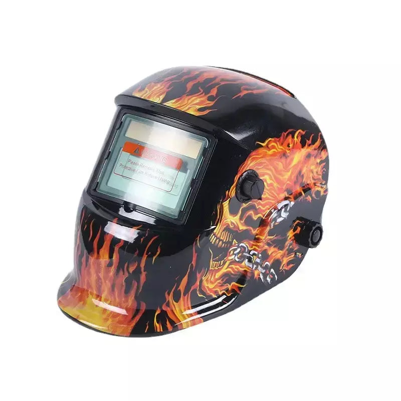 Airj capacete de soldagem escurecimento automático máscara de soldagem para tig mig arco soldador máquina grande vista cor verdadeira DIN9-13 93*42mm visão