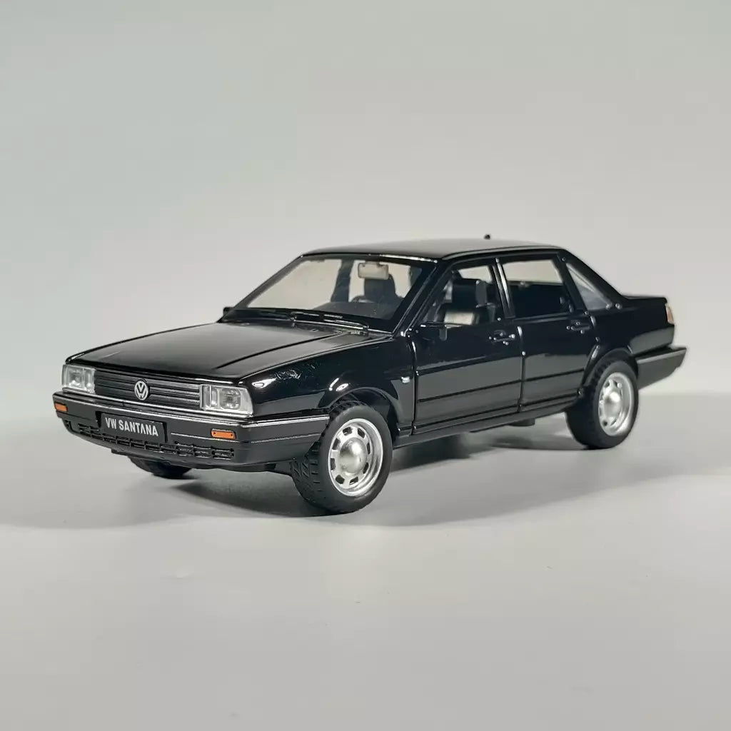 1:32 volkswagen santana liga de metal modelo fundido carro som & luz puxar para trás alta simulação carro de brinquedo das crianças presentes aniversário