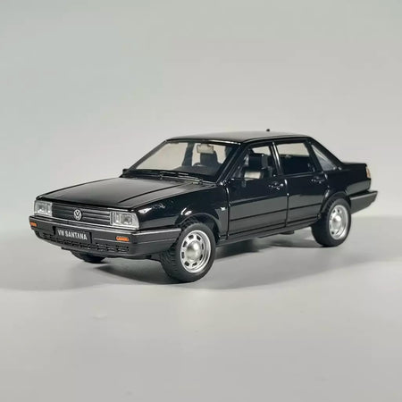 1:32 volkswagen santana liga de metal modelo fundido carro som & luz puxar para trás alta simulação carro de brinquedo das crianças presentes aniversário