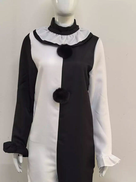 Arte o palhaço cosplay filme terrorífico 2 arte o palhaço cosplay traje macacão máscara trajes de halloween máscara para homens