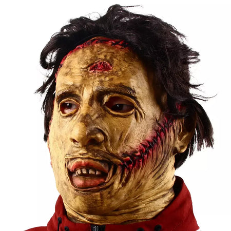 Texas motosserra massacre leatherface máscara halloween horror fantasia vestido festa cosplay máscaras de látex festa de halloween supp