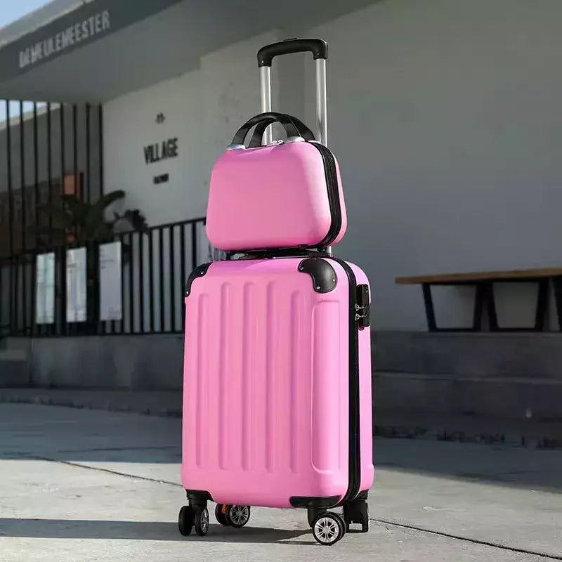 Conjunto de malas rolantes e bolsas de viagem com rodas giratórias 20 '' maleta de bagagem com carrinho de cabine grande capacidade