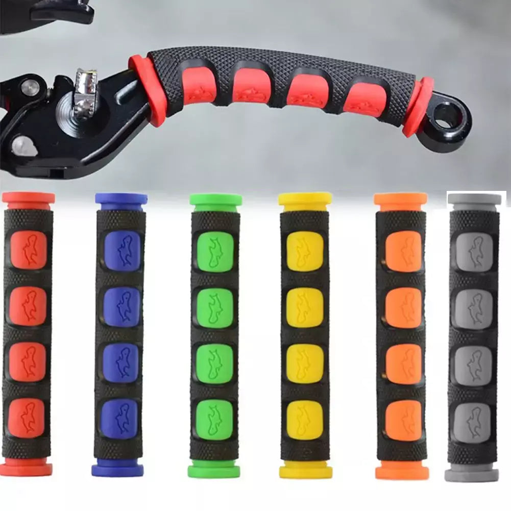 Acessórios da motocicleta macio anti-deslizamento alça de freio capa de silicone para gsxs 750 nicecnc suzuki gsxr vespa lx pcx 125 hyosung