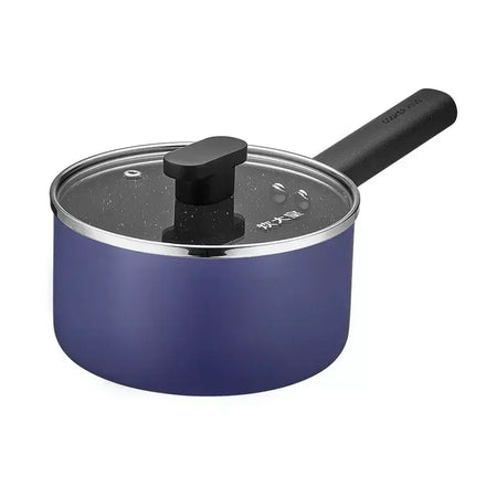 CoOKER KING 16 CM Pote de Leite Panela de Revestimento de Pedra Médica Cozinha Doméstica Macarrão Instantâneo Panela de Ensopado Fervente Panela de Congee em Estoque