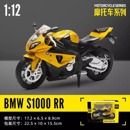 Cca 1:12 suzuki GSX-R1000 liga motocross licenciado modelo de motocicleta brinquedo carro coleção presente produção estática fundição