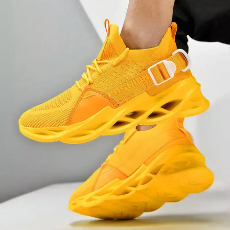 Venda quente moda roxo tênis casuais das mulheres dos homens lâmina tênis de corrida tamanho grande 48 luz respirável sapatos esportivos masculino malha tênis