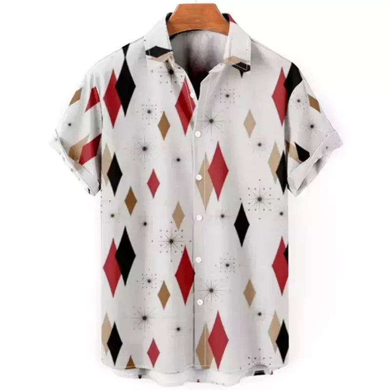Camisa havaiana dos homens 3D fruta impressão curta manga rápida secagem camisa de praia dos homens oversized ao ar livre camisa dos homens camisa casual