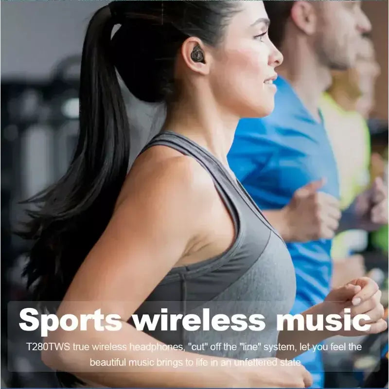 Venda Quente Jbl t280 tws fones de ouvido sem fio bluetooth 5.0 ipx5 à prova dwaterproof água esporte fone de ouvido chamada de um toque rico baixo fone de ouvido