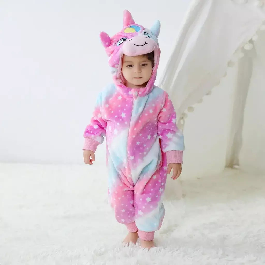 Bebê unissex macacão kigurumi infantil bonito ponto dinossauro animal macacões recém-nascidos dos desenhos animados pijamas para crianças meninos meninas natal