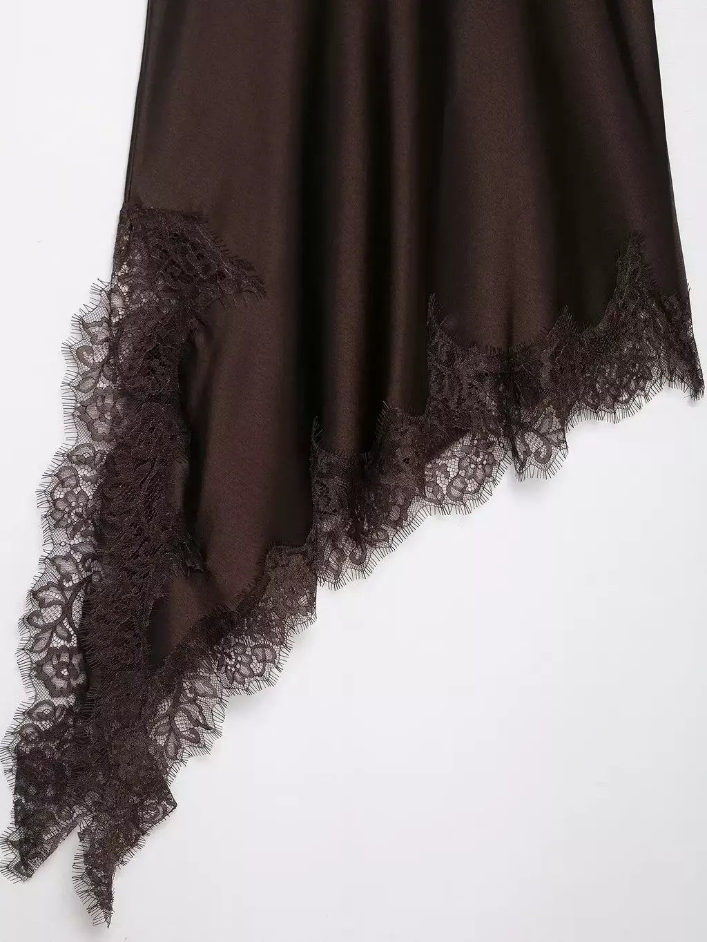 Tfmln feminino sexy rendas emenda vestidos de verão sólido sem mangas assimetria vestido sem costas magro festa feminina estilingue mini vestido