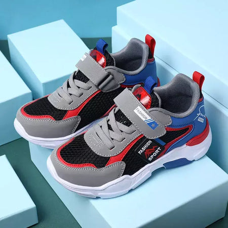 Única rede crianças sapatos meninos tênis verão respirável superfície antiderrapante meninas tênis casuais esportes correndo sapatos ao ar livre