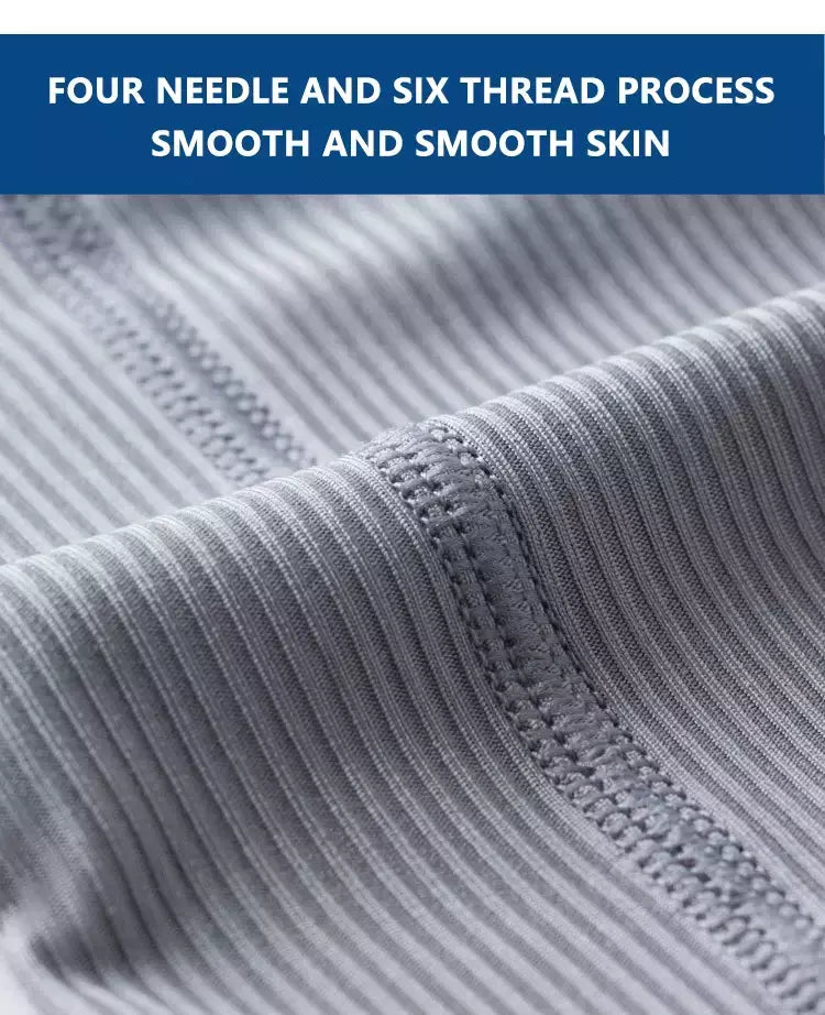 Verão pijamas masculinos terno fino gelo casa roupas traceless manga curta shorts em torno do pescoço casual roupas de verão
