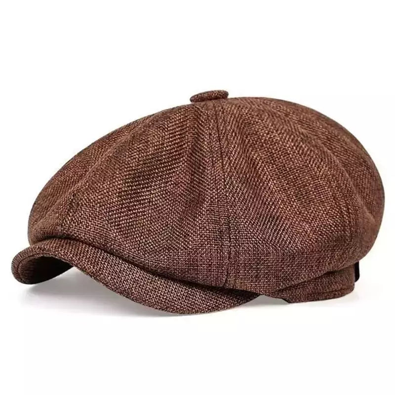Selvagem casual masculino chapéu de jornaleiro, boné octogonal, britânicos pintores chapéus, boinas, espinha de arenque bonés lisos, boinas hip hop, outono, inverno