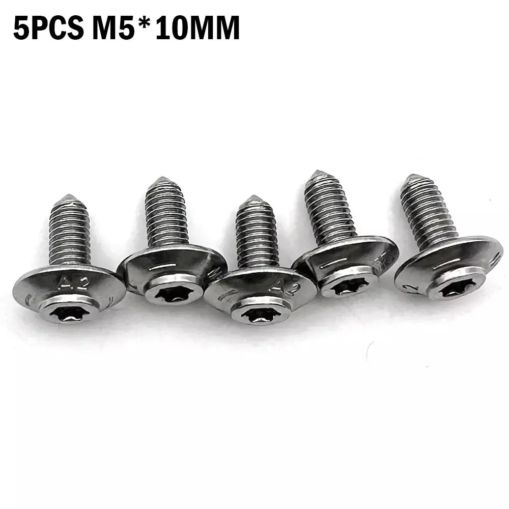 Acessórios para motocicleta m5 * 12 para bmw r1200gs r1250gs f850gs adv r1200rt r1250rt k1600b s1000rr parafusos de carenagem de motocicleta
