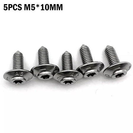 Acessórios para motocicleta m5 * 12 para bmw r1200gs r1250gs f850gs adv r1200rt r1250rt k1600b s1000rr parafusos de carenagem de motocicleta