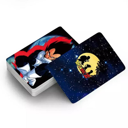 30 pçs dragon ballz lomo cartões photocard dupla face super saiyan goku impressão álbum de fotos cartão coleção cartões postais presentes engraçados
