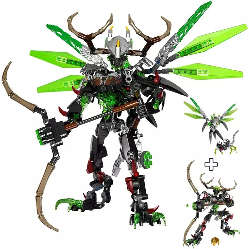 Bionicle Warriors Crânio Figuras de Ação Coleção Blocos de Construção Umarak Uxar Máscara Mestre Storm Beast Anime Tijolos Brinquedo Presentes para Crianças