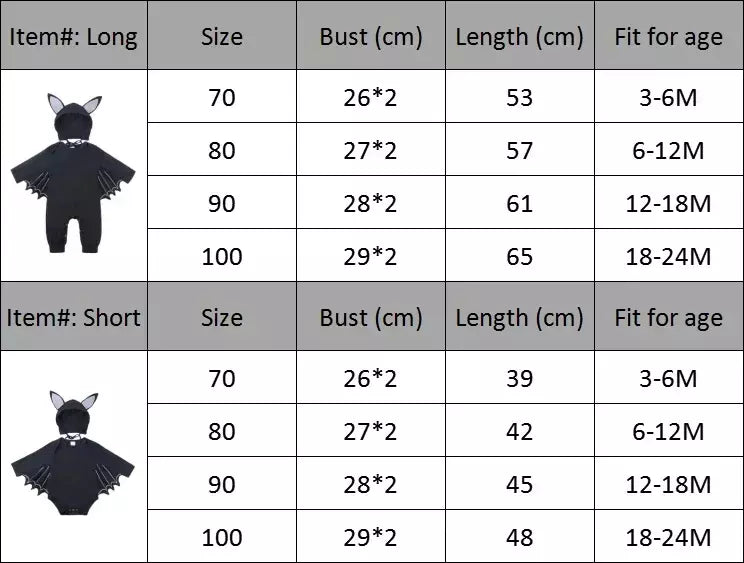 Umorden 2 pçs/set unissex morcego preto traje do bebê meninas meninos meu primeiro roupa de halloween algodão 3-6m 6-12m 12-18m 18-24m