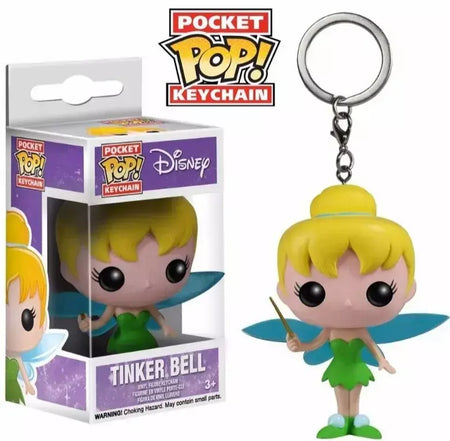 Novos chaveiros funko disney demona princesa bella ariel alice anna elsa bell jack sally ponto figura de ação brinquedos ornamentos