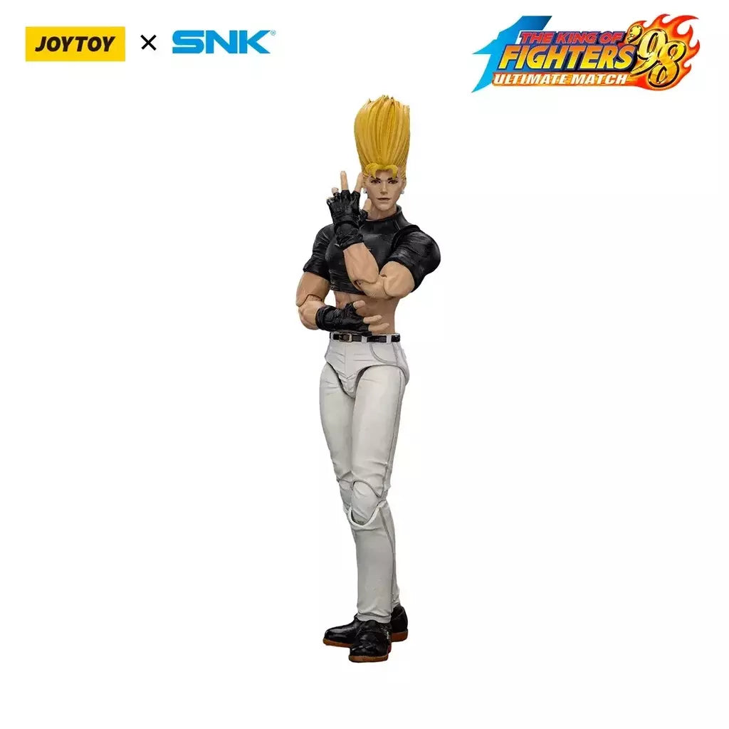 Joyotoy original rei dos lutadores 98um figura de ação kof 98um ikari guerreiros equipe herói 1/18 jogo estatueta modelo brinquedos personalizados