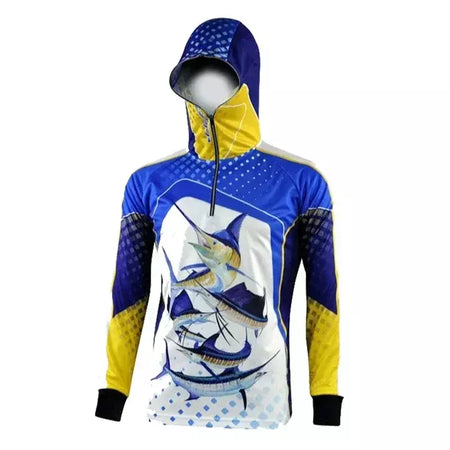 2025 sublimação meio zíper fino ajuste hoodie personalizado venda quente impressão camisa de pesca à prova ultravioleta torneio camisa de pesca