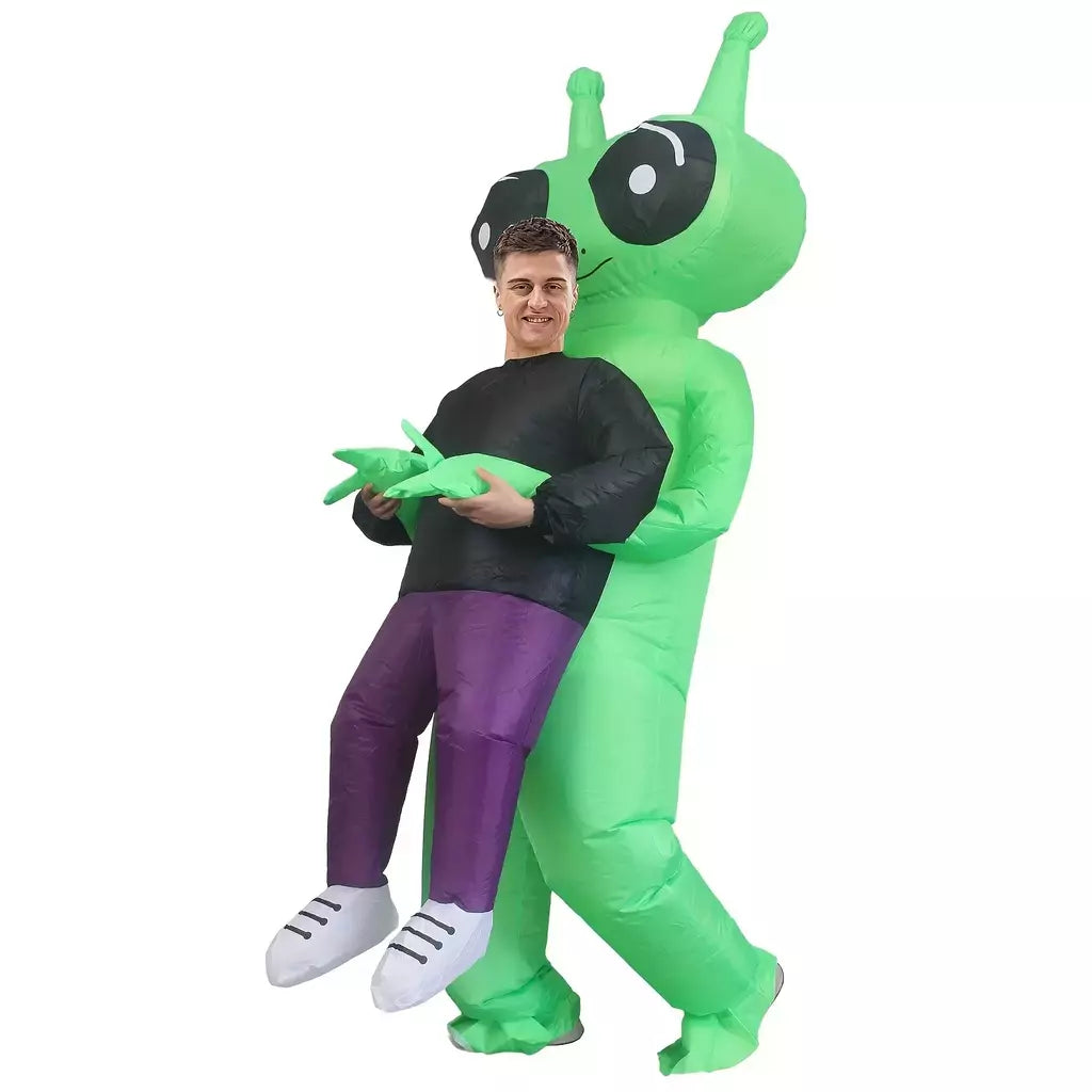Adulto et alienígena traje inflável engraçado ternos extravagantes vestido morte fantasma purim halloween carnaval anime festa cosplay trajes