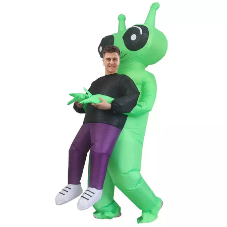 Adulto et alienígena traje inflável engraçado ternos extravagantes vestido morte fantasma purim halloween carnaval anime festa cosplay trajes