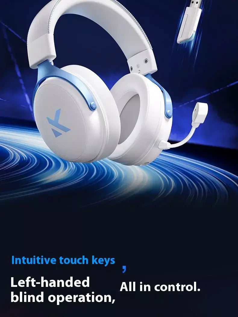 Original mchoose v9 pro personalizado gaming fone de ouvido tri-mode esports fones de ouvido hi-res música ativo redução de ruído fones de ouvido pc