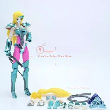 GoodTony/GT Saint Seiya Mito Pano EX Athena Saori Kido Águia Marin Ophiuchus Shaina Prata Cavaleiros do Zodíaco Figura de ação