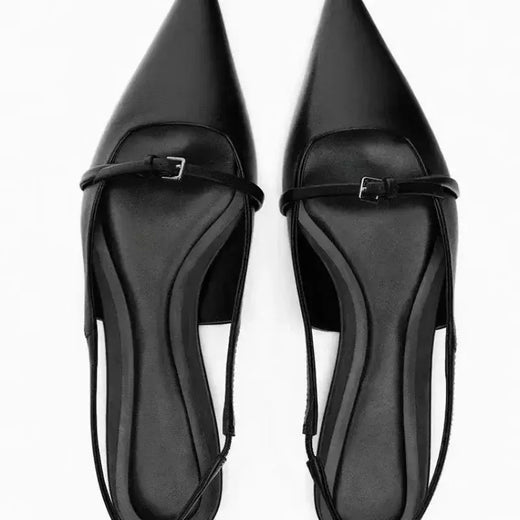 Sandálias pretas para mulheres, senhora de escritório mulas, sapatos baixos confortáveis, plus size, nova moda, verão