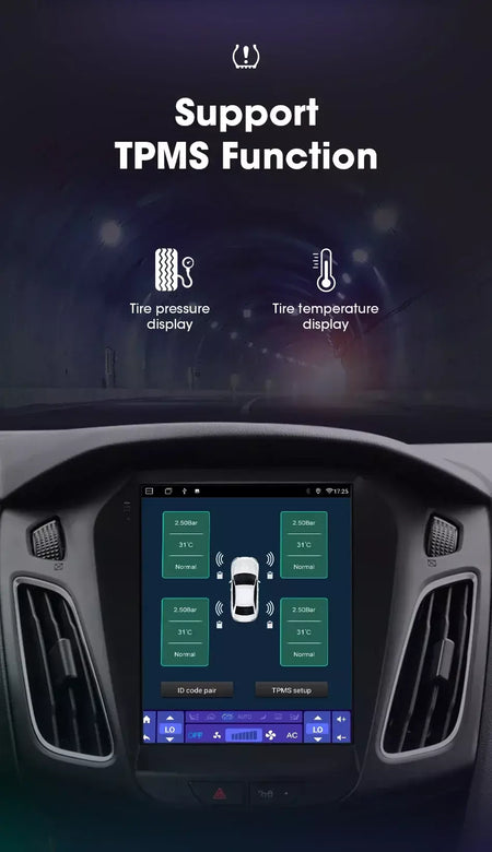 Srnubi 2 din 9.7 "android 13 carplay rádio do carro para ford focus 3 mk 3 2011 2012 - 2019 reprodutor multimídia 2din gps auto estéreo dvd