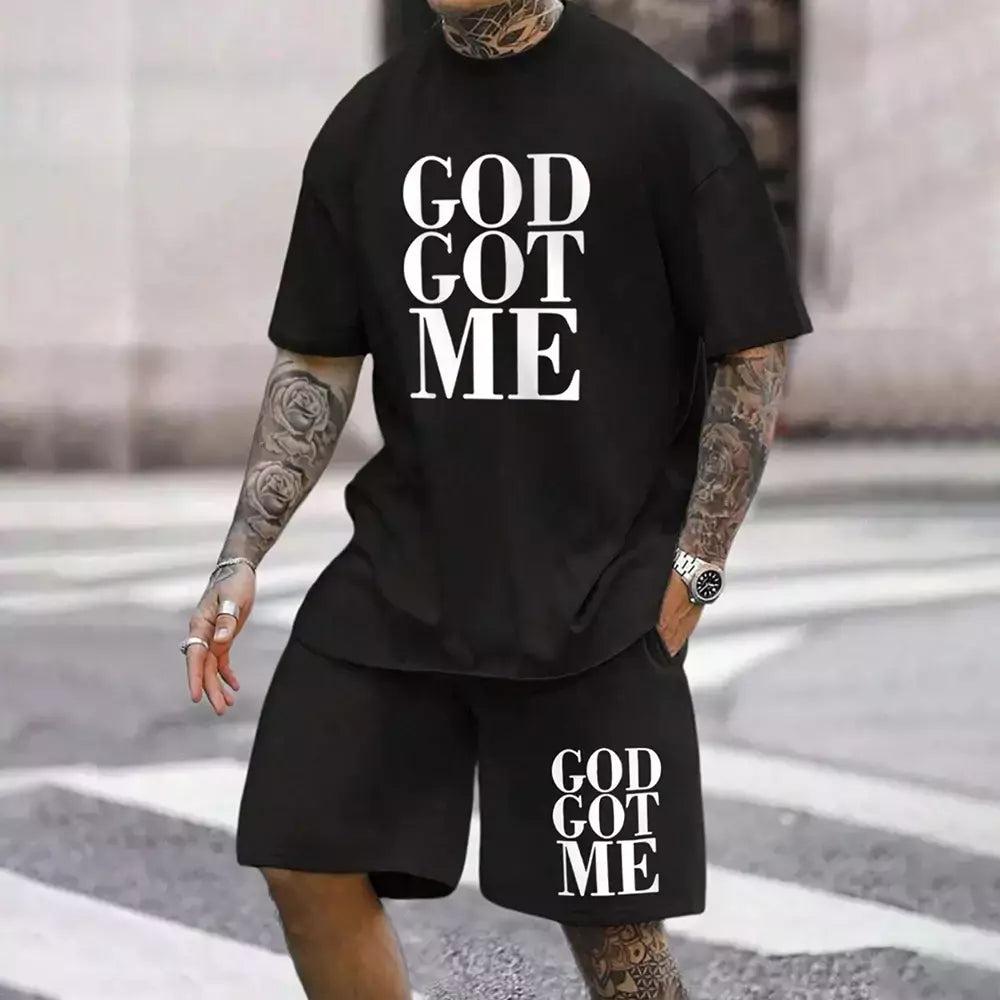 Conjunto de camiseta e shorts casuais masculinos, tops de praia estampados em 3D, moda streetwear, roupas esportivas, estilo havaiano, novo, 2 peças