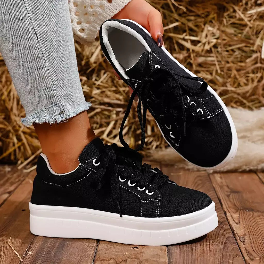 Mulheres tênis 2025 nova moda sapatos casuais femme verão designer tênis feminino rendas até plataforma tênis esporte sapatos femininos
