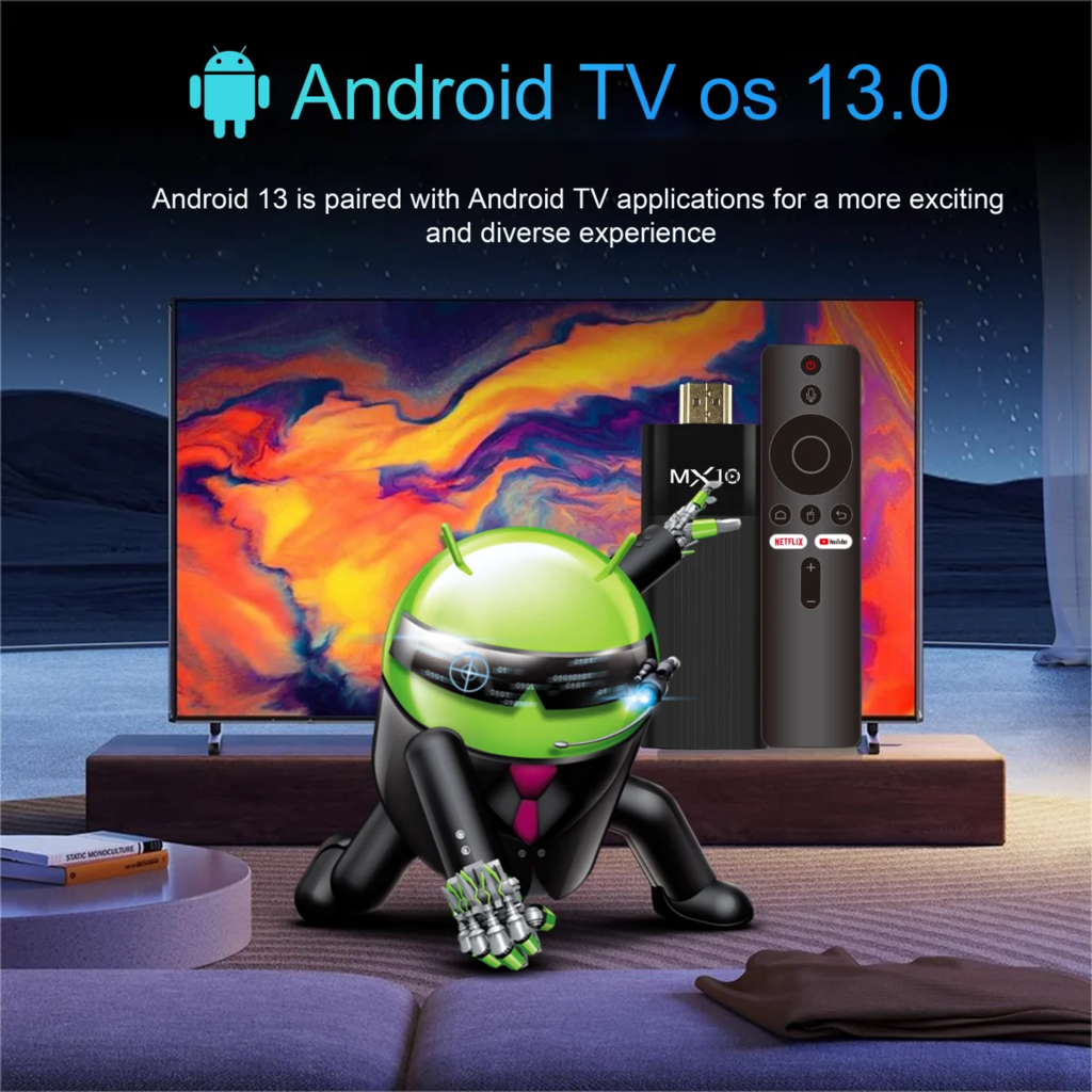 Diretamente da fábrica MX10-F3 TV Stick 4K Android 11 Allwinner H313 2.4G & 5G Wifi 2GB 16GB tv box fire tv stick 4k